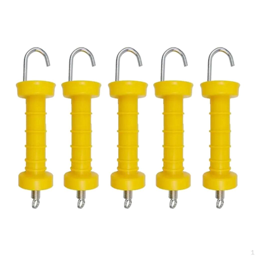 5 Pieces Electric Fence Gate Handle Insulators Ranch Accessories Replace Parts