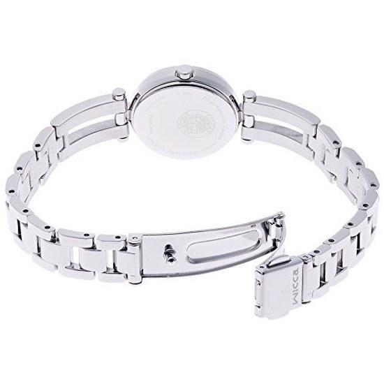 CITIZEN Wristwatch wicca NA15-1572C Solar Tech Waterproof Ladies Business Student Silver White Gift Popular Model Half Bangle Simple Adjust Analog
