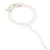 European & American Simple Snake Bone Pearl Double Layer Necklace for Women