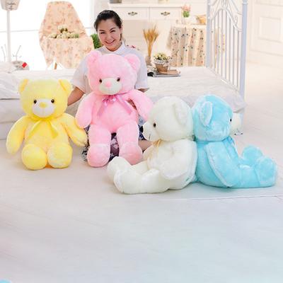 Bear Plush Toy Portable Newborns Activity Toy For Living Room