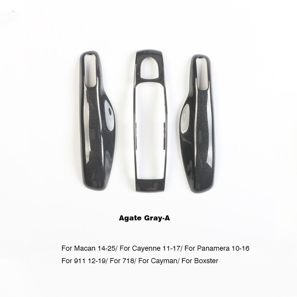 For Porsche Panamera Cayenne Macan 718 Cayman Boxster 911 Taycan Car 92 Personalized Key Case Protective Shell Remote Fob Cover
