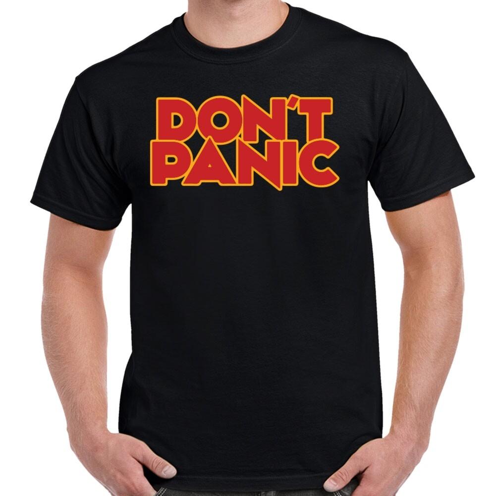 Hitchiker s Guide Don t Panic Adult T-Shirt S