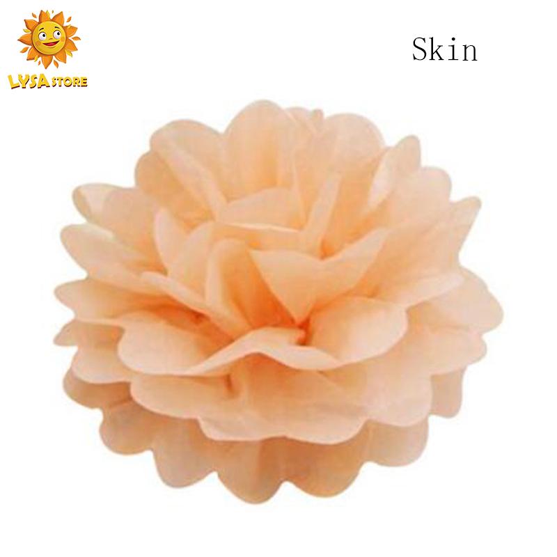 10inch 25cm European And American Party  Decorative Paper Flower Ball Handmade Garland For Wedding Dress Up Birthday Gathering