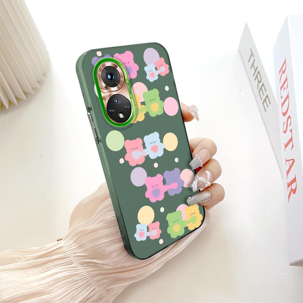 

Раскрашенный узор, разноцветный, серебристый, двусторонний твердый корпус, противоударный противоударный чехол для телефона для Huawei Honor Infinix Tecno iPhone Tecno Spark 10 Pro зелёный