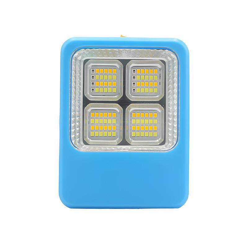 Mini USB Rechargeable LED Solar Floodlight for Outdoor/Indoor Camping & Emergency Lighting
