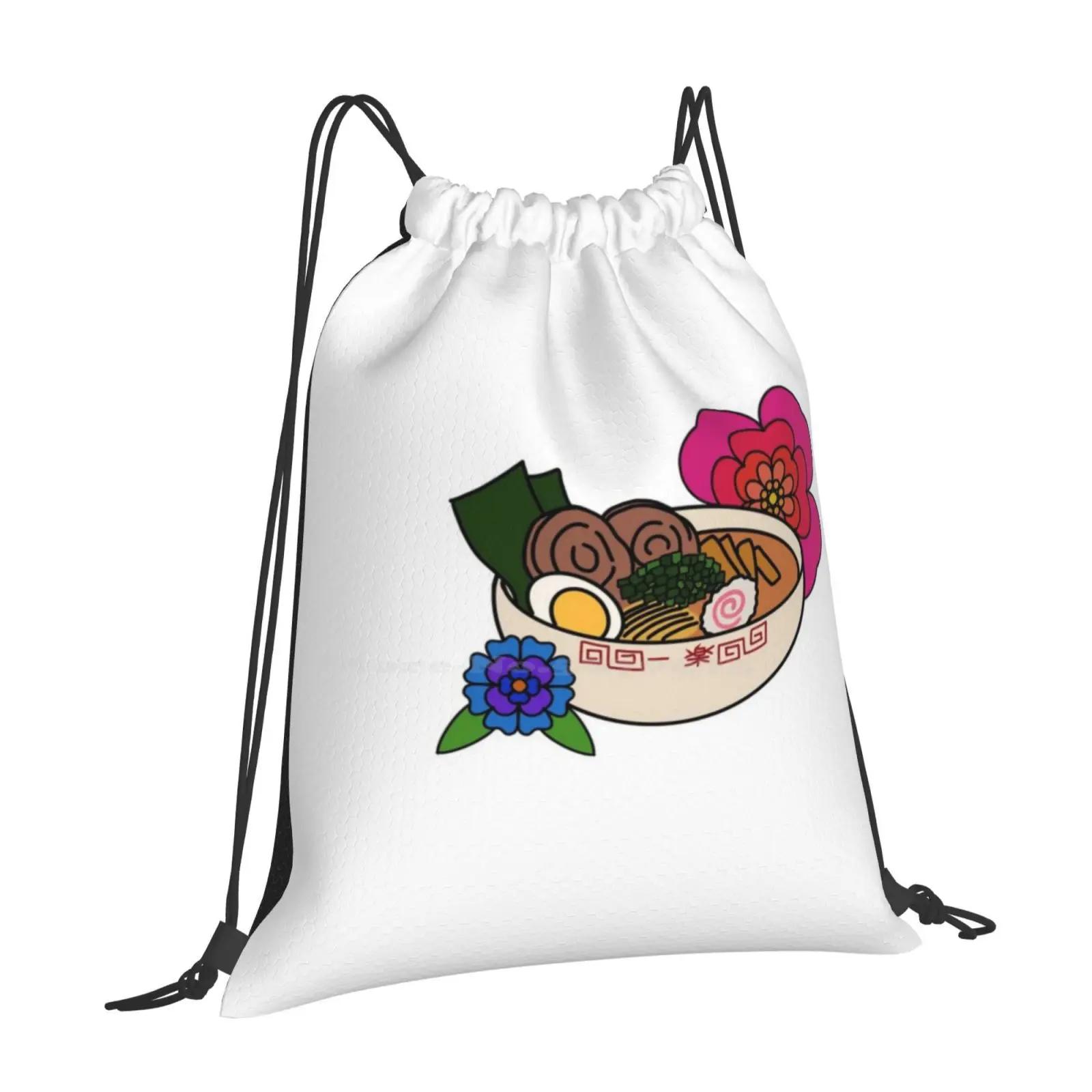 Ramen Ichiraku Teen College Student Backpack Pattern Design Bags Ramen Ichiraku OneSize