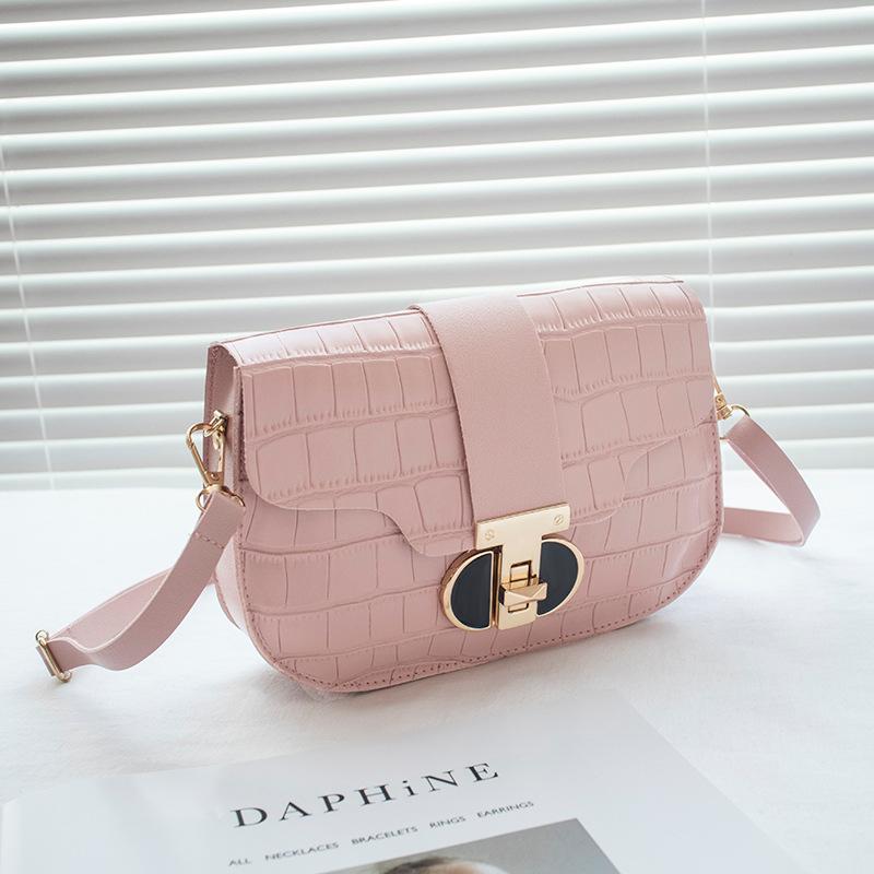 Crocodile Pattern Fashionable Versatile Women's Shoulder Bag Messenger Bag