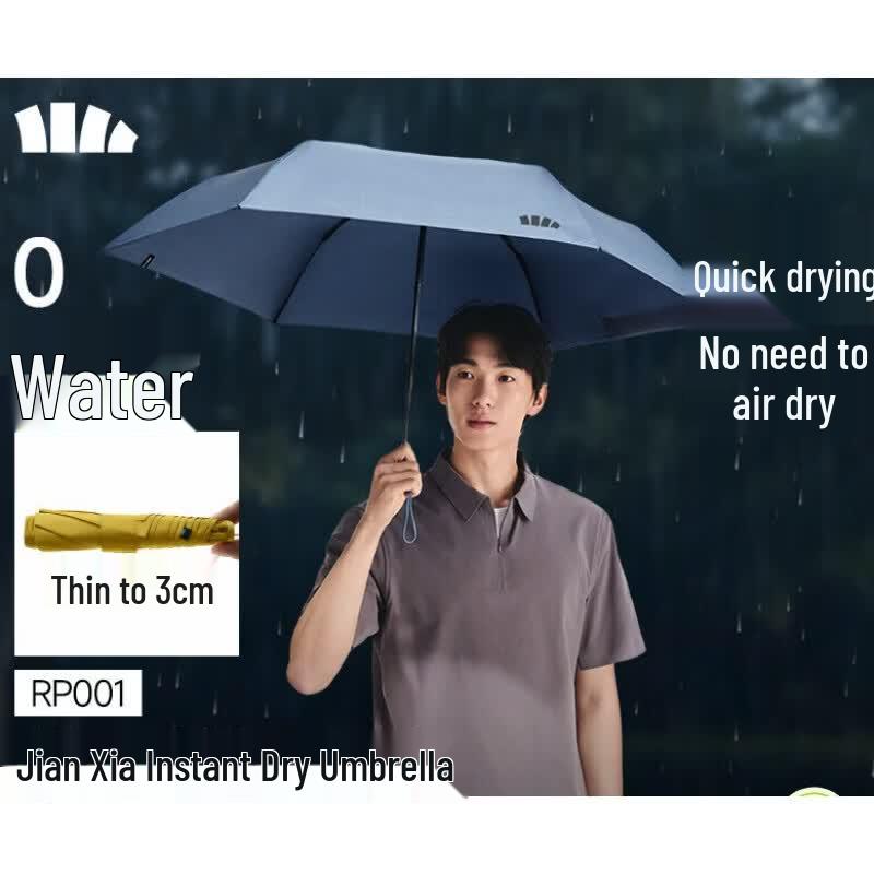 Beneunder Ultra-Thin Quick-Dry Foldable Umbrella