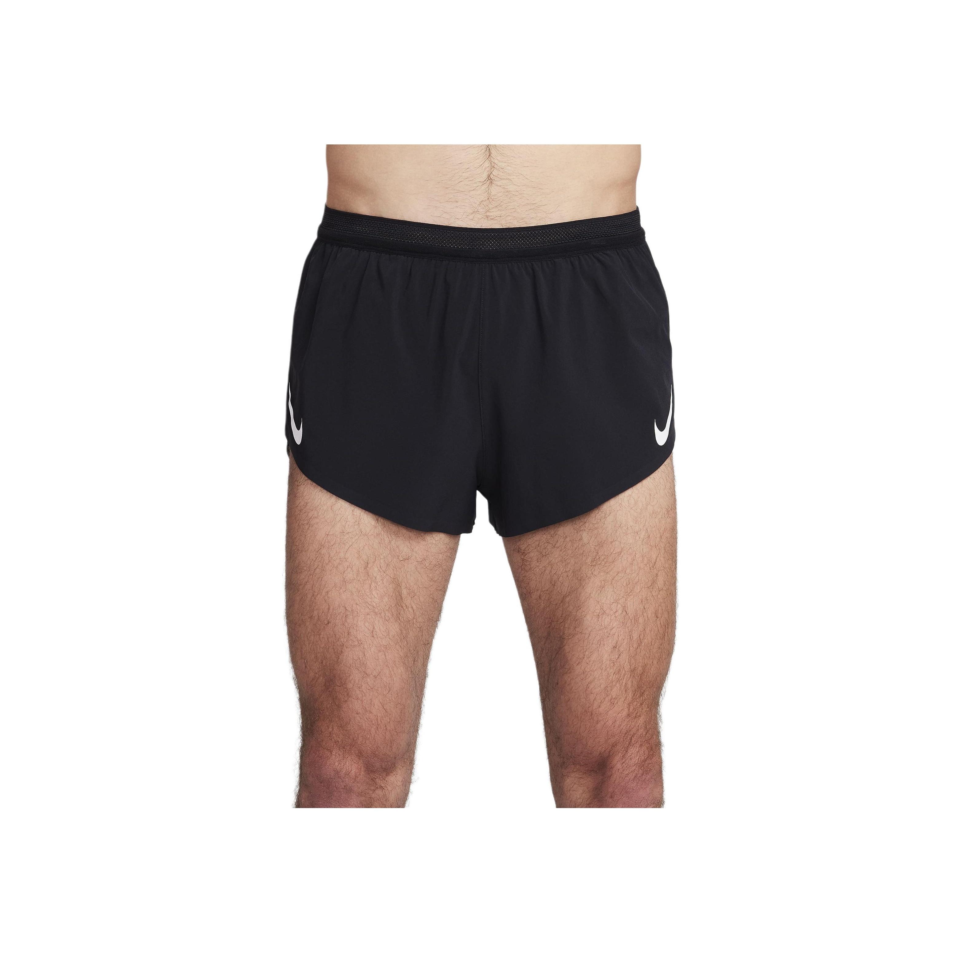 

Nike Aeroswift Solid Logo Fitness Shorts Men shorts Black FN3349-010 XS