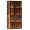 VidaXL Bookcase Old Wood 66x30x130 Cm Engineered Wood, Bookcase, Storage Cabinet, Storage Rack, 855778