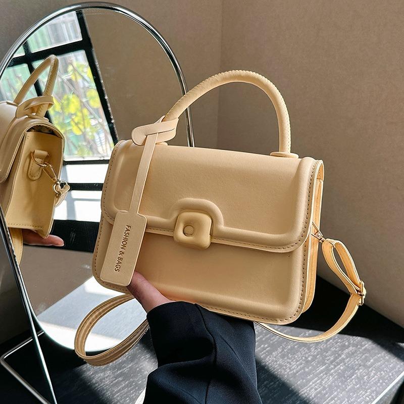 Summer New Simple Small Square Bag, High-quality Texture Portable Small Bag, Versatile Shoulder Messenger Bag