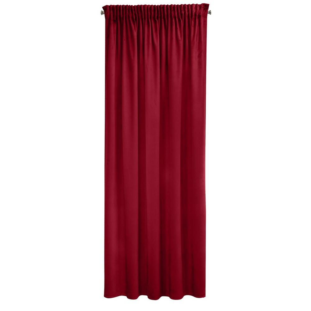 Zasłona 140X270 Sibel Bordowa Welurowa Gotowa Na Taśmie Pierre Cardin