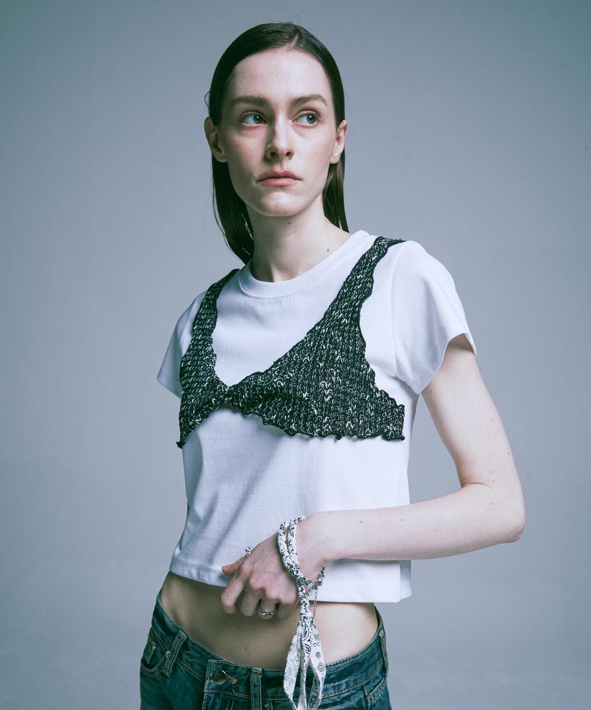 SSY Bustier Crop T-Shirt