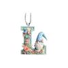 2D Plane Christmas Acrylic Dwarf Letter Christmas Tree Pendant