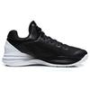 LiNing Night Walker Professional Competition Shoes Non-Slip Lightweight Low-Top Basketball Shoes Men sneaker Black White ABAN071-3