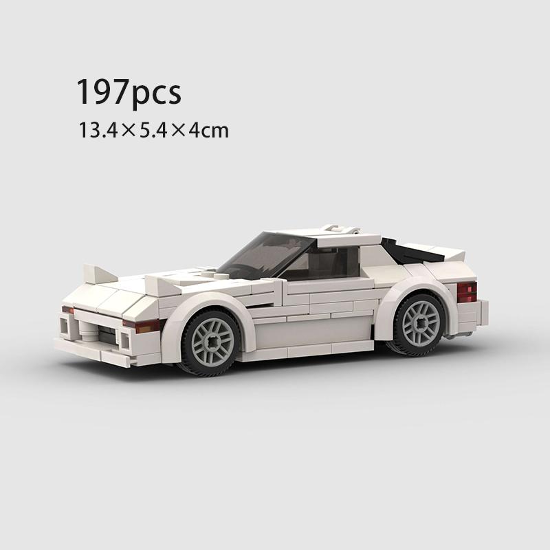 Moc F1 City Speed Sports Racing Car Building Blocks Brick R34 Rx-7 Vehicle Supercar Fast & Furious Mk4 Supra Kids Toys