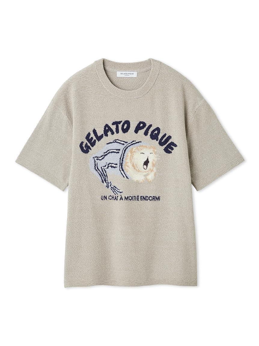 

Gelato Pique HOMMEsleeping cat JQD Pullover PMNT254949 LGRY M Men s