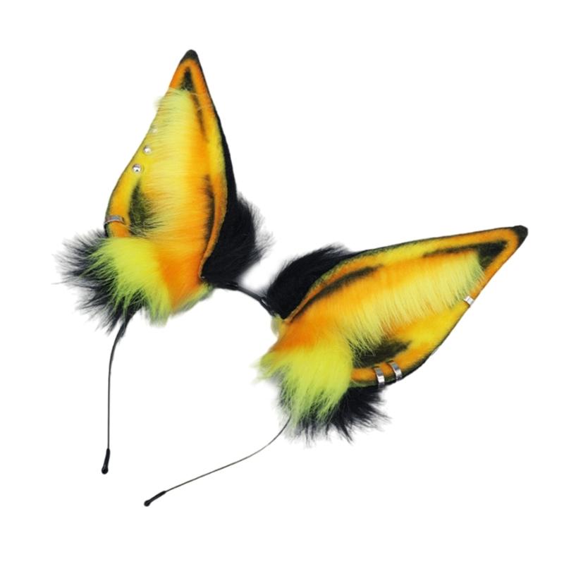 Beast Ear Headband Halloween  Maid Hairhoop Role Playing Dress Up Hairdband Costume Accessories Cosplay Headpiece