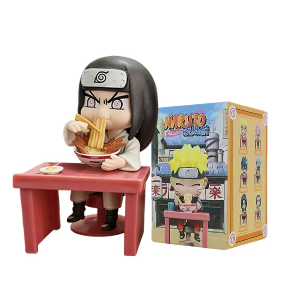 Naruto Shippuden Ramen Theme Series - Chibi Mini PVC Anime Figures - Sasuke Uchiha & Naruto Toy Gifts