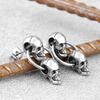 Odin Vintage Nordic Stainless Steel Skeleton Creative Earrings Fashion Teen Amulet Jewelry Stud Party Exclusive