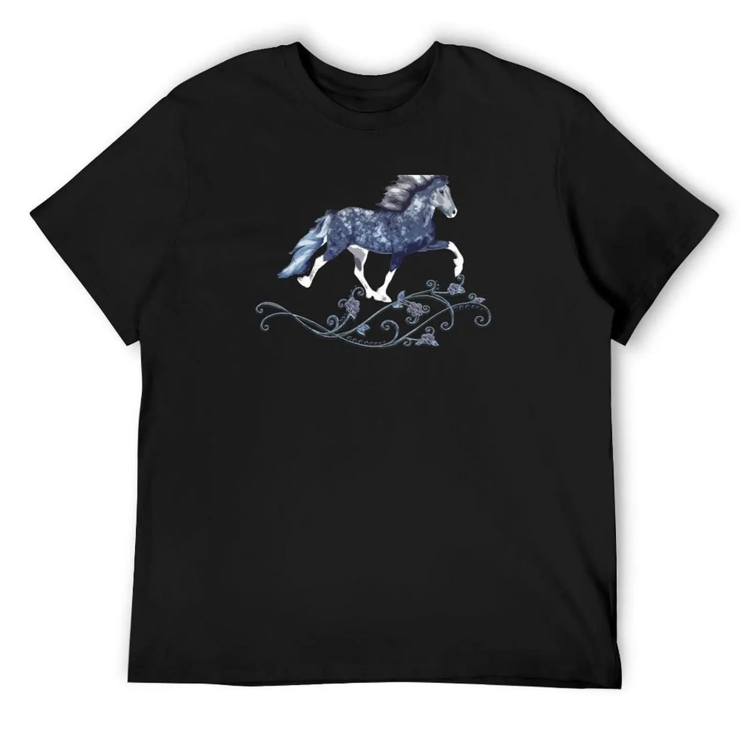 Blámó_a - Icelandic Horse T-Shirt kawaii clothes topping blacks animal prinfor boys mens fashion S