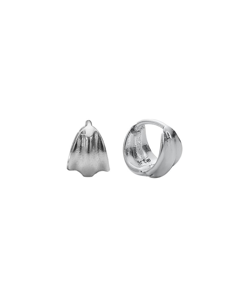 Verte [925 Silver] Deux.Silver.201 / Mini Cote Earring (Silver)