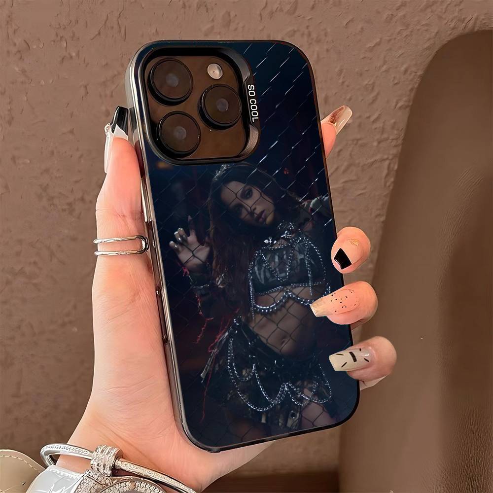 singer A-anitta funk generation phone case for iPhone 17 17Air 16 15 14 13 12 11 Pro Max Plus Colorful Silver