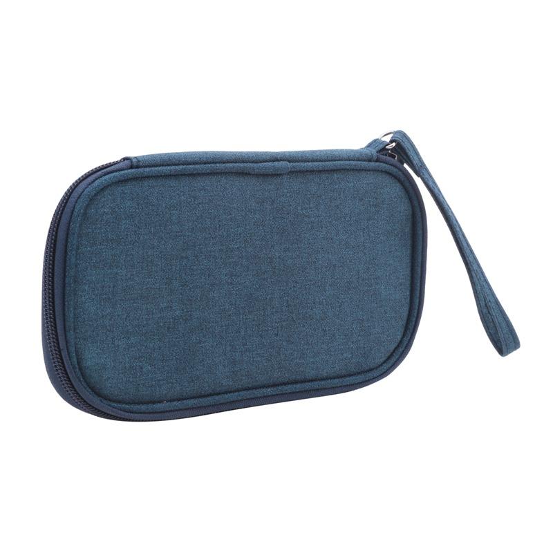 Travel Organizer Bag Cable Storage Pouch Carry Case Portable Waterproof Double Layers with Random Internal Layout
