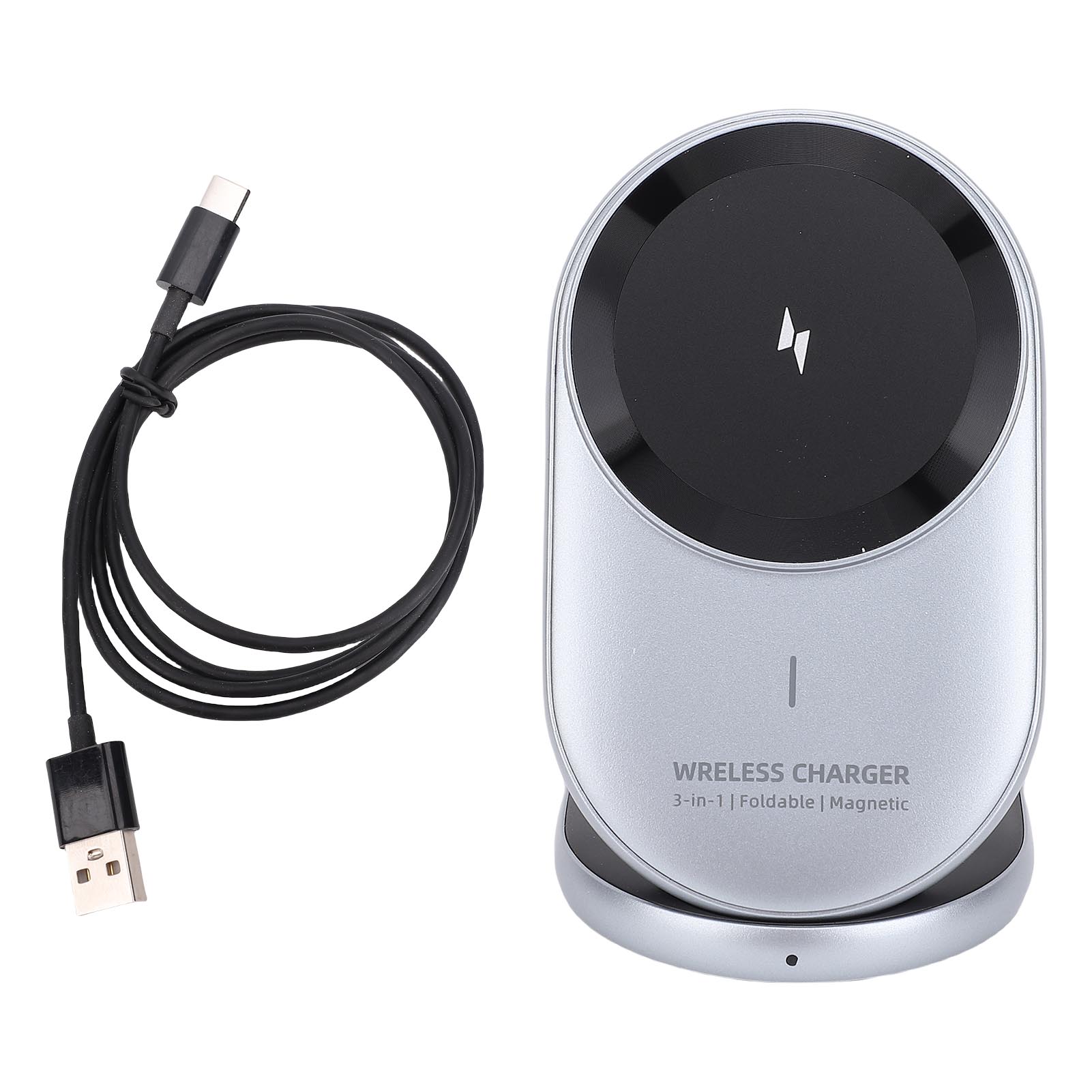 

Беспроводная зарядная станция Многофункциональная 15 Вт Быстрая зарядка Беспроводное зарядное устройство для телефона, часов, наушников