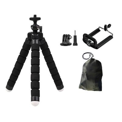 Stativy pro Gopro Hero 12 11 10 9 8 7 Černá MAX Flexibilní Mini Octopus Stativ Příslušenství pro Go Pro 6 5 4 3 YI Eken SJCAM AKASO