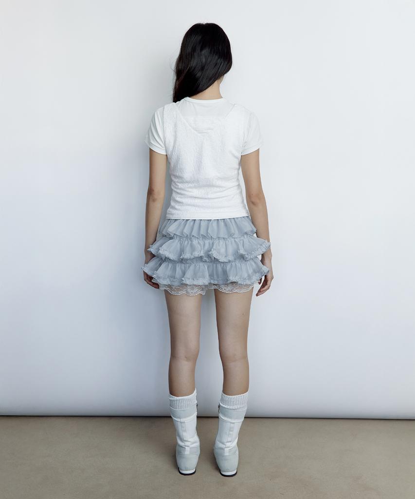 ROUGHNECK Tutu Pants Skirt Gray