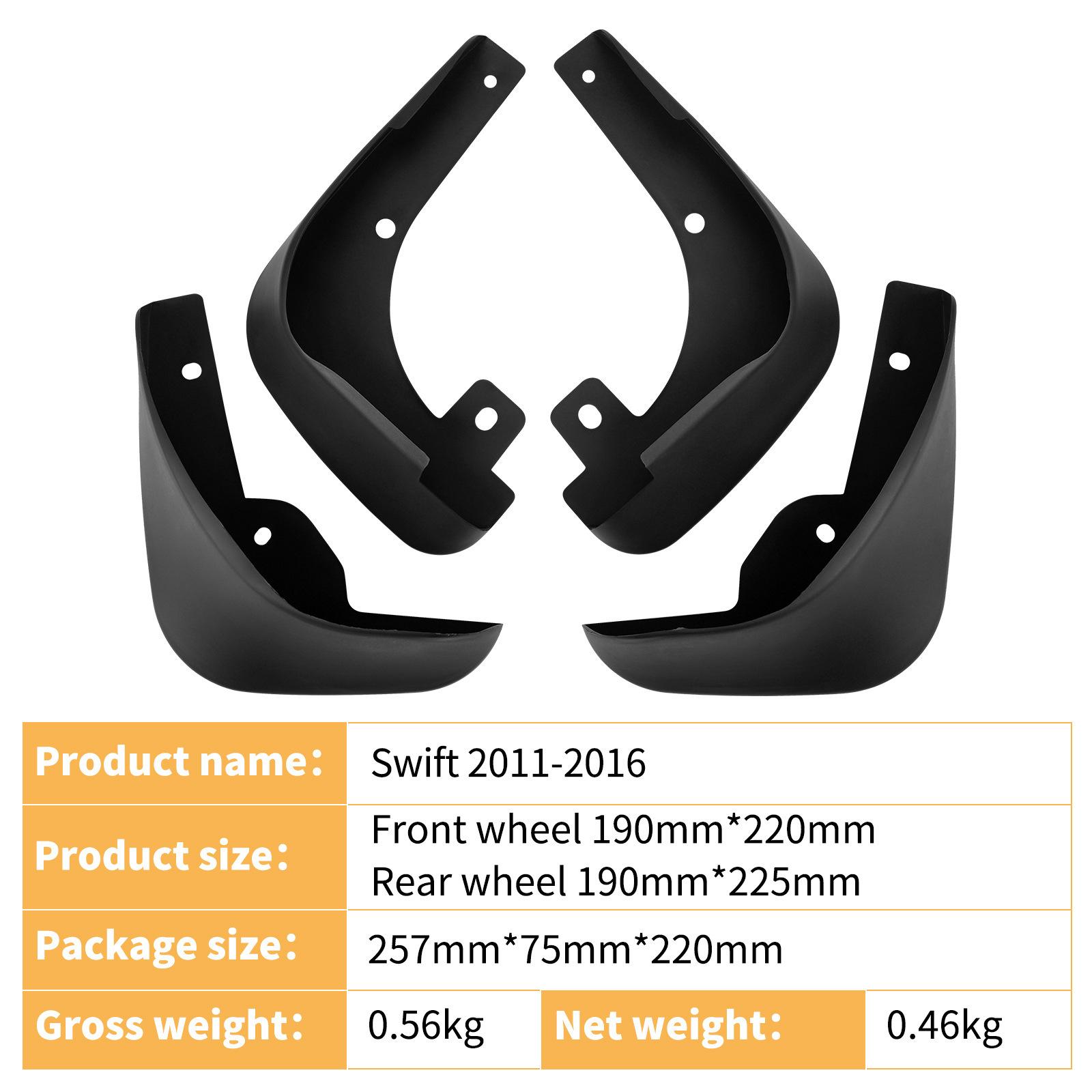 

Suitable for Suzuki Swift 2011-2016 fender tiles front and rear car accessories off-road hot sale армия зеленый