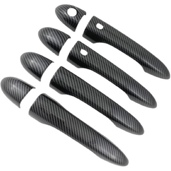 

Compatible For Maserati Levante 2017 2018 2019 2020 2021 2022 2023 2024 Gloss Black Carbon Door Handle Covers Car Accessories Car Stickers(Carbon Carbon fiber 2 Smart