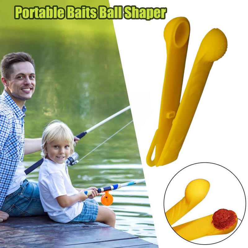1pc Dough Bait Mold Yellow Carp Fishing Bait Ball Shaper Fish Boilie Bait Ball Maker Tackle Feeder Tools Fishing Accessories