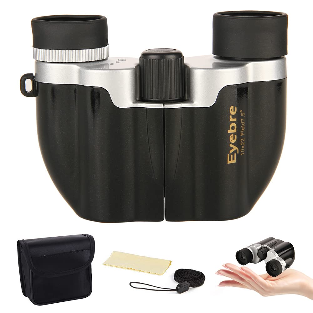

Binoculars for Opera Live Sports 10x Wide Field of Compact Concerts, Glasses, Theater, Domes, Performances, Events, Magnification, Angle, 7.5° View, чорний
