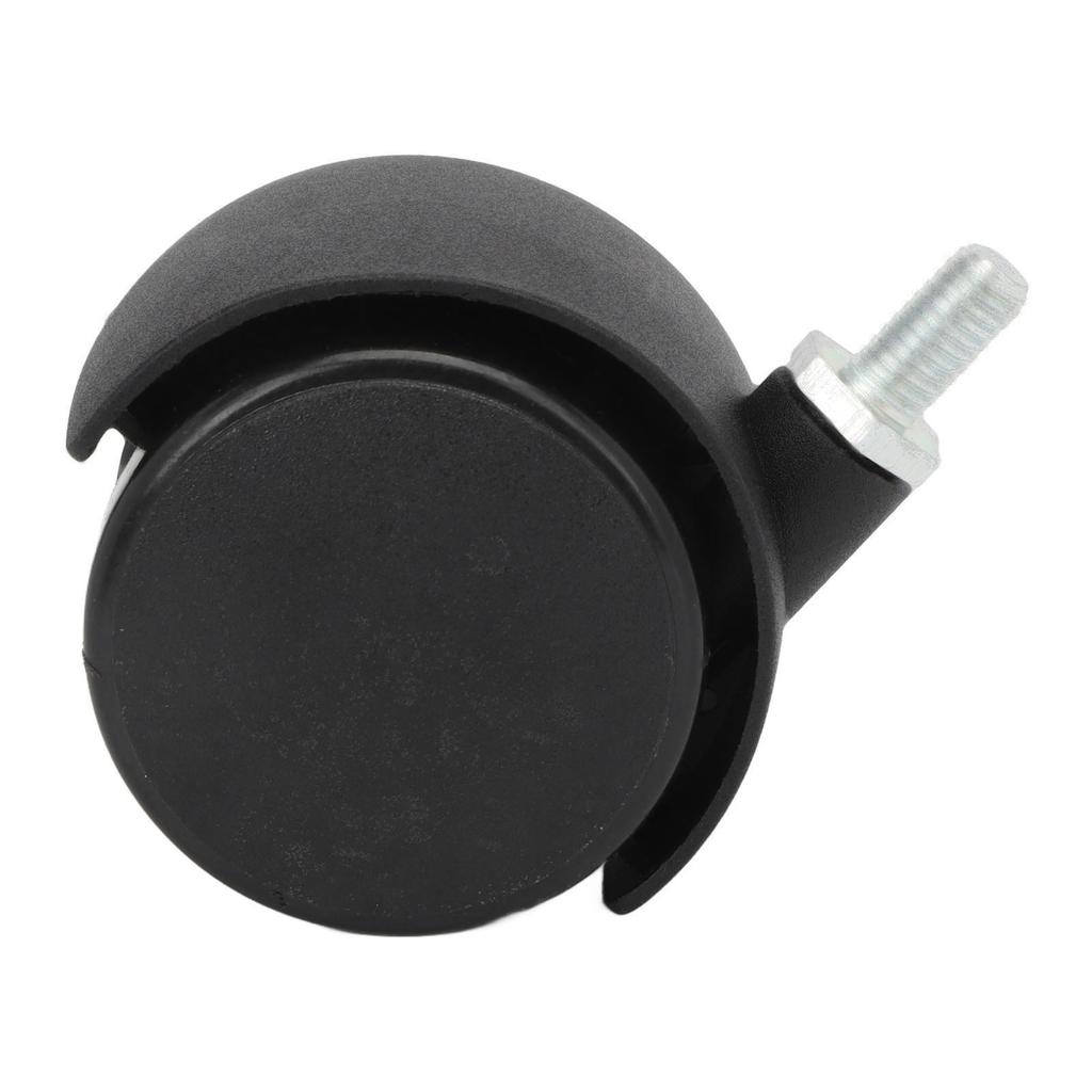 4pcs Swivel Caster Wheels 360 Degree Rolling Uniform Force Double Wheel Design Caster Wheels for Desks Cabinets Shelves