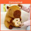 Capybara Plush Toy With French Fries Pp Cotton Stuffed Animal Gift Kids For
