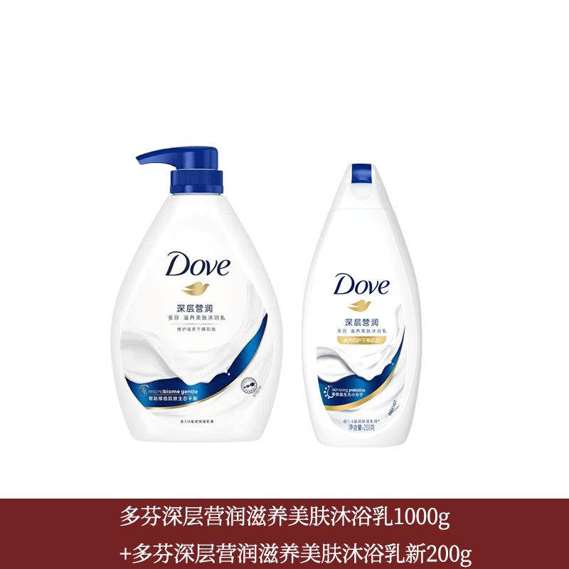 Набор молочка для душа Dove Глубокое питание