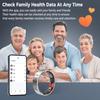 Smart ring monitors heart rate, blood oxygen, blood pressure, blood sugar, sleep, HRV health, step counting,  dad's gift, Valentine's Day gift