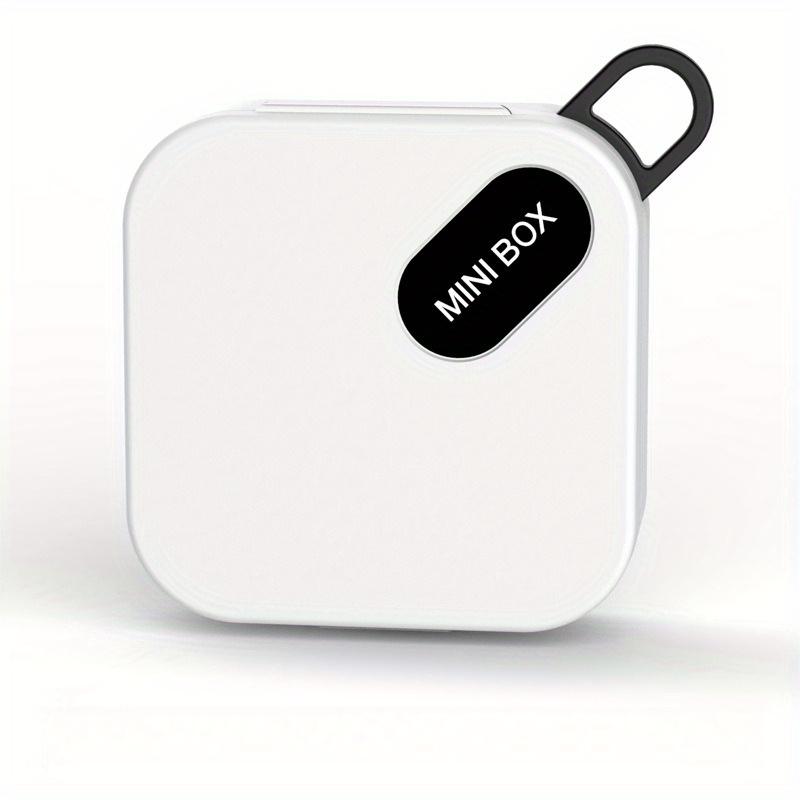 1PC Simple mini portable compartment storage box pills candy health products sponge earplugs small accessories travel storage box