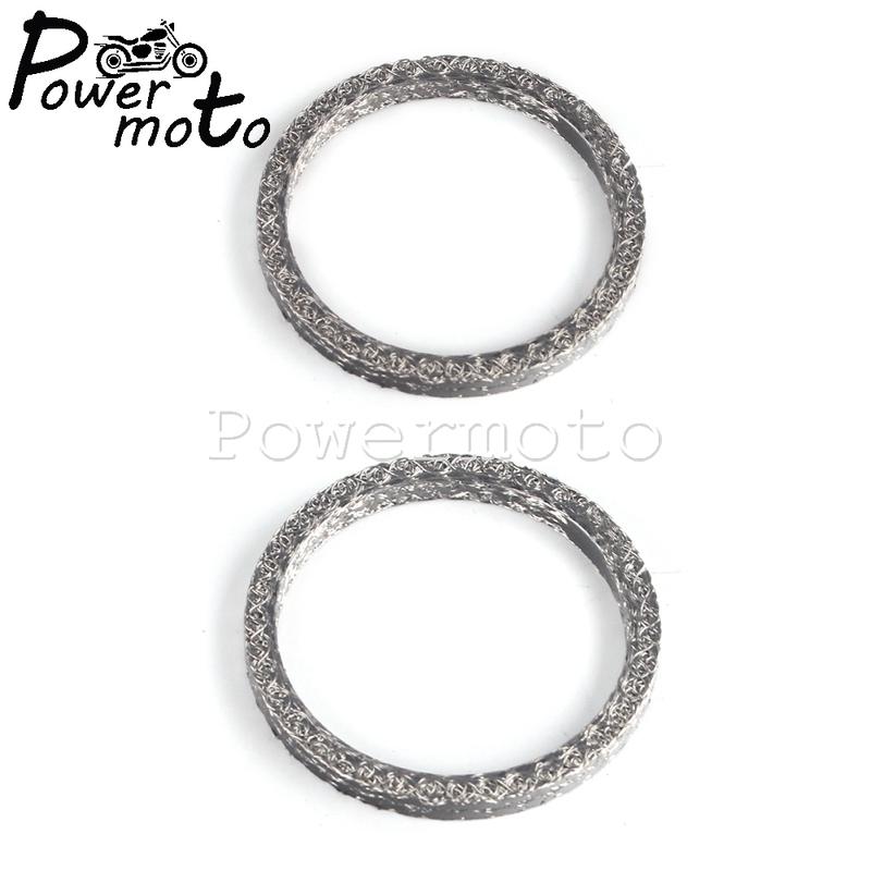 Motorrad Kugelförmiger Auslassanschluss Auspuffdichtung Für Harley Sportster Evolution Twin Cam Big Twins 65324-83A 65324-83B 17048-98