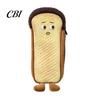Skin-friendly Pencil Bag Cute Bread Case, Plush Large Capacity Pen Pouch, Case Soft Shaped Stationery for High School Students Fun Storage