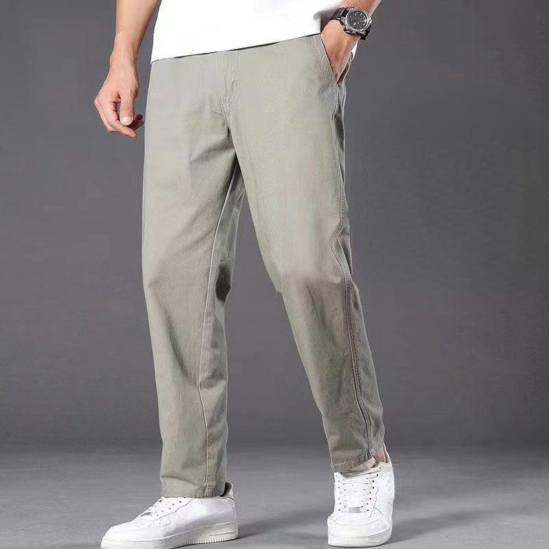 

Новые брюки-карго, мужские свободные прямые брюки большого размера 6XL, однотонная универсальная рабочая одежда, черные джоггеры, хлопковые повседневные мужские брюки 6XL светло-серый