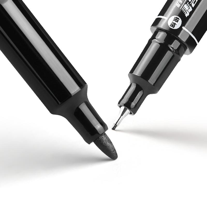 M&G Dual-Tip Marker, Art Outliner, Black, Suitable for Office Use, Students, and Artists