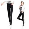 Women's Spring Summer and Autumn Thin Section Thin Thin Small Leg Trousers Elastic Front and Back Pockets Outside Wearing Bottoming Trousers