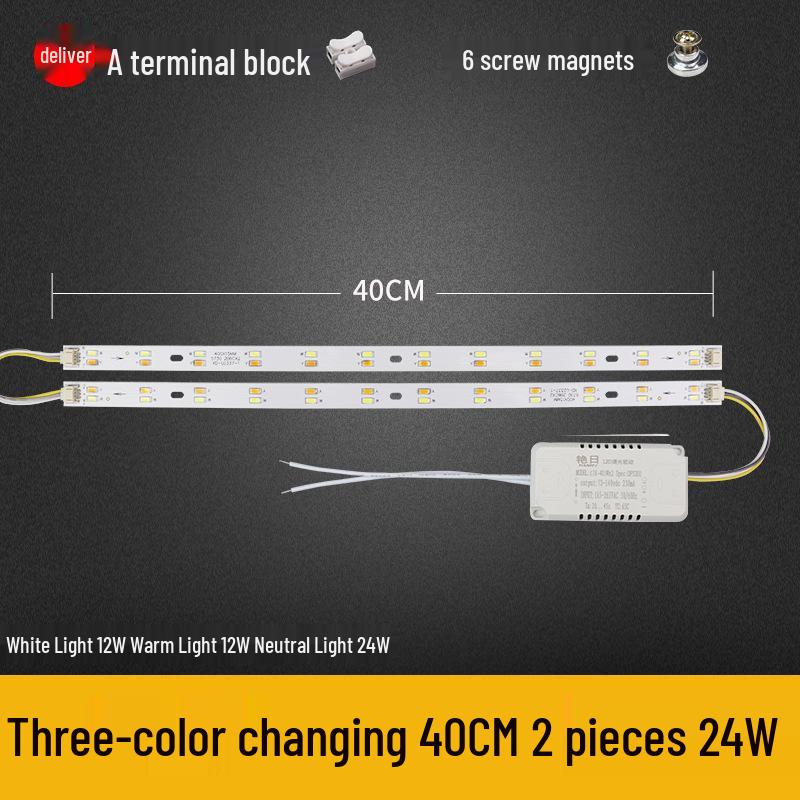Dimmable LED Ceiling Light Panel: Dual/Triple Color Light Board & Bar