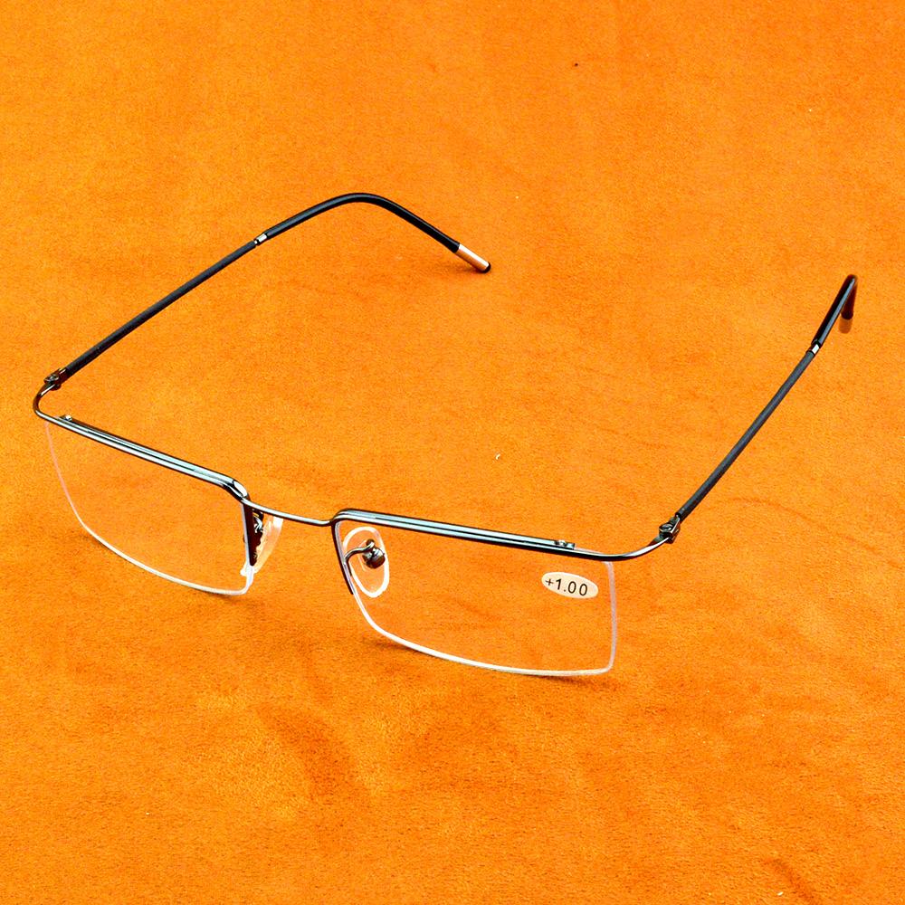 

Titanium Alloy Business Men For Intelligence Progressive Multifocal Commercial Reading Glasses Bifocal +1 +1.5 To +4 +350 серый