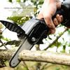 Mini Chainsaw Handheld Rechargeable Powered Chainsaw Electric Protable Chainsaw Wood Cutter Pruning Shears Chainsaw for Xmas Tree Garden Tree Branch