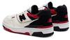 New Balance 550 Sneakers In Sea Salt Color with Red and Black