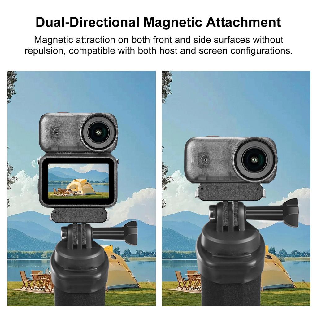 PULUZ Magnetic Quick Release Base for DJI Osmo Nano/Action 6 Camera